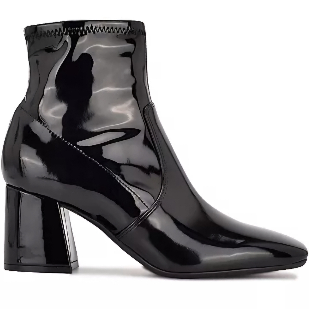 Nine West | Viper Patent Ankle Boots, Size 8.5